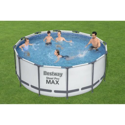 Каркасный бассейн Steel Pro Max 366х122см, 10250л, фил.-насос 2006л/ч, лестница, 56420 Bestway — изображение 3