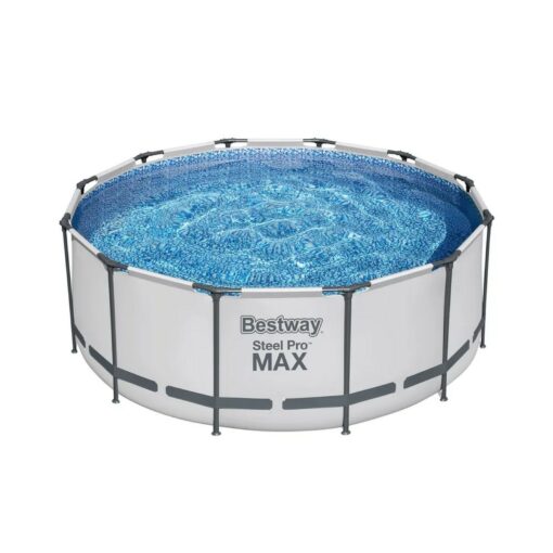 Каркасный бассейн Steel Pro Max 366х122см, 10250л, фил.-насос 2006л/ч, лестница, 56420 Bestway — изображение 9