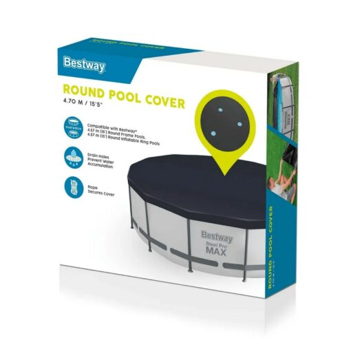 Тент (защитное покрытие) на бассейн 457см Bestway 58038 — изображение 10