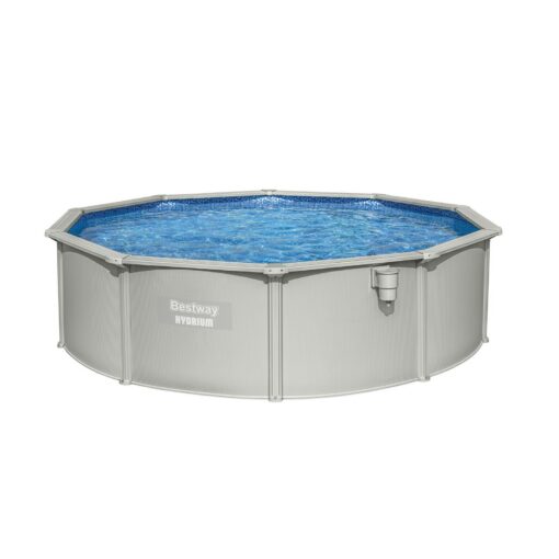Стальной бассейн Hydrium 460х120см, 17400л, песч.фил.-нас. 5678л/ч, лестн., тент, подс 56384 Bestway — изображение 2